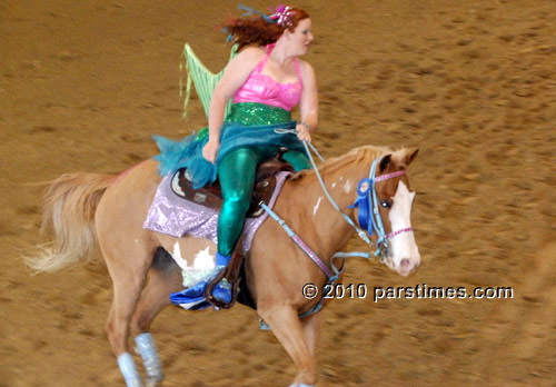 Members of the Giddy Up Gals Equestrian Drill Team - Burbank (December 29, 2010) - by QH