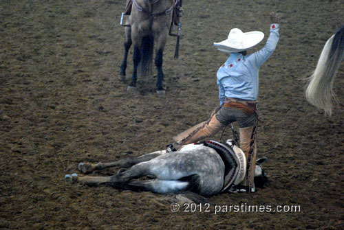 Hermanos Banuelos Charro Team  - Burbank  (December 29, 2012) - by QH