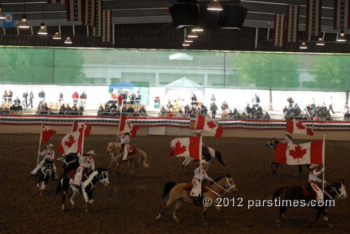 Canadian Cowgirls Precision Drill Team - Burbank (December 29, 2012) - by QH