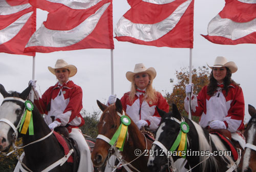 Canadian Cowgirls Precision Drill Team - Burbank (December 29, 2012) - by QH