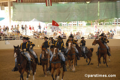 First Cavalry Division's Horse Cavalry Detachment, Forth Hood Texas - Equestfest, Burbank  (December 29, 2006) - by QH