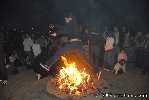 Chaharshanbe Souri 'Fire Celebratoin in LA' 