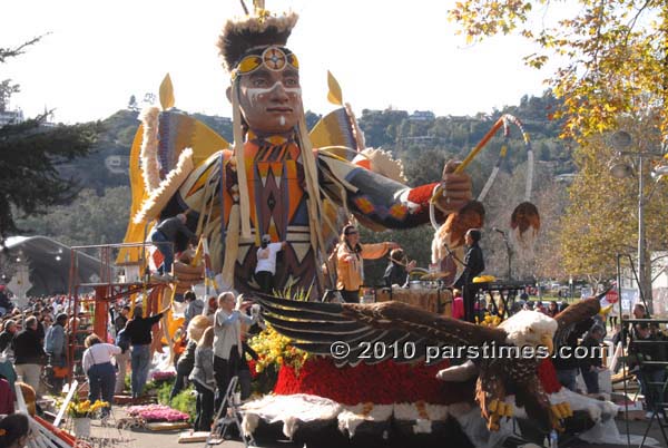 Float Decorations: RFD-TV Float 'One Nation' - Pasadena (December 31, 2010) - by QH