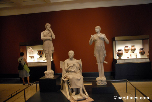 Greek Statue of a Kouros - The Getty Villa, Malibu (July 31, 2006) - by QH