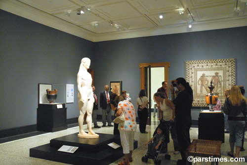 Greek Statue of a Kouros - The Getty Villa, Malibu (July 31, 2006) - by QH