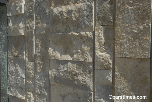 Roman Travertine Stone - The Getty Villa, Malibu (July 31, 2006) - by QH