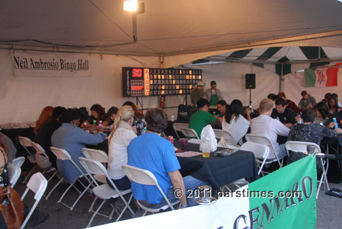 People playing bingo (September 25, 2011) - by QH