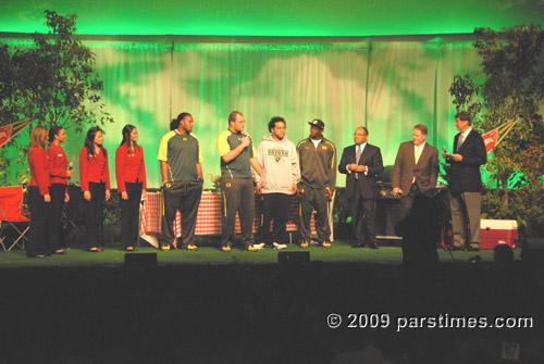 Oregon Football Players  - Pasadena (December 31, 2009) - by QH