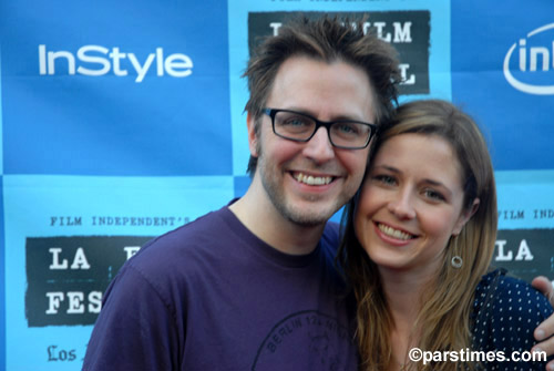 Jenna Fischer & James Gunn - by QH