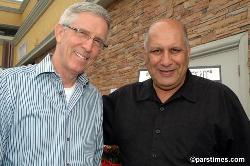 Fritz Coleman (NBC4's weathercaster) & Councilman Dennis Zine, Studio City - by QH