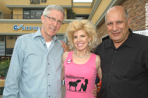 Fritz Coleman, Denise Ames, Councilman Dennis Zine, Studio City - by QH