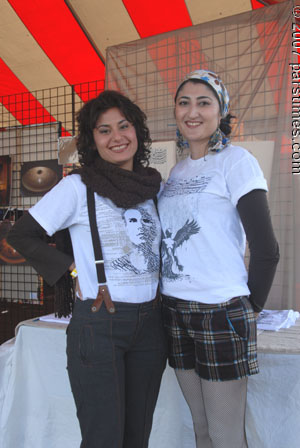 Artist Sepideh Riahi & Friend - by QH