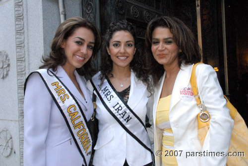 Dr. Samira Houshiar & Shally Zomorodi & her Mom - LA City Hall (March 16, 2007)- by QH