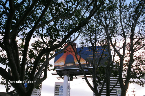 Nowruz Greeting Bilboard, Westwood - March 20, 2005