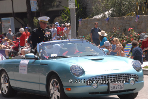 Lieutenant General Thomas D. Waldhauser - Pacific Palisades (July 4, 2011) - By QH