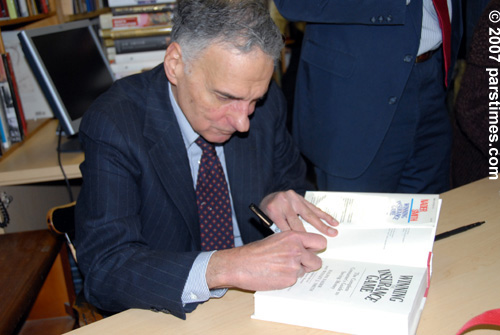 Ralph Nader Book Signing - Brentwood (February 8, 2007) - by QH