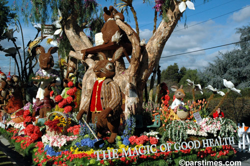 Kaiser Permanente's Float 'Magic of Good Health' - Pasadena (January 3, 2006) - by QH