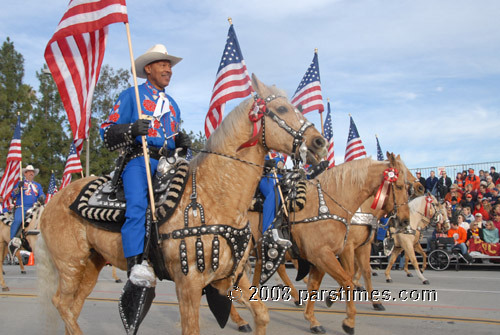 Long Beach Mounted Police - Pasadena (January 1, 2008) - by QH