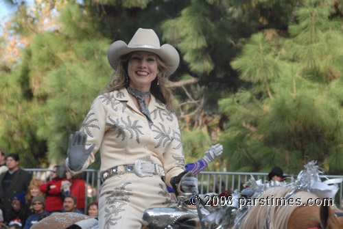 Cowgirls Historical Foundation Rider - Pasadena (January 1, 2008) - by QH