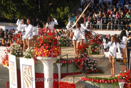 Prairie View A&M University Band & Cheerleaders (January 1, 2009)- by QH