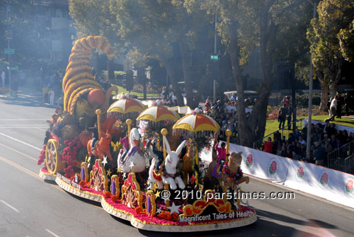 Kaiser Permanente Float 'Magnificent Tales of Health' - Pasadena (January 1, 2010) - by QH