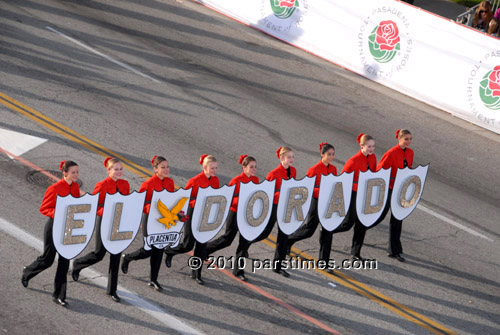 The Dorado Golden Hawks Marching Band and Colorguard - Pasadena (January 1, 2010) - by QH