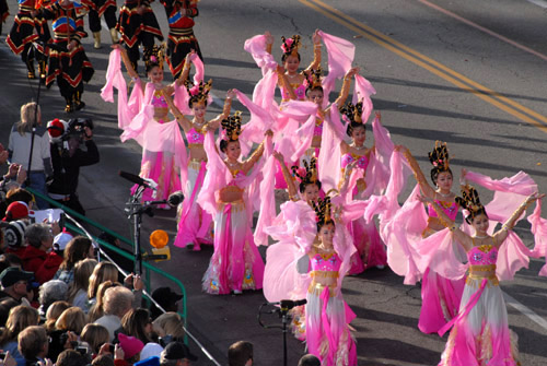 Chinese Dancers - Pasadena (January 1, 2010) - by QH