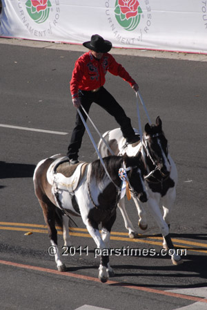 Tommie Turvey's Movie Horses (January 1, 2011) - by QH