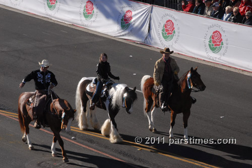 Tommie Turvey's Movie Horses (January 1, 2011) - by QH