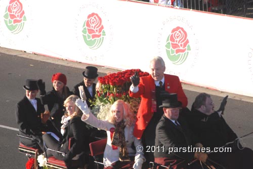 President of the tournament Jeffrey L. Throop - Pasadena (January 1, 2011) - by QH