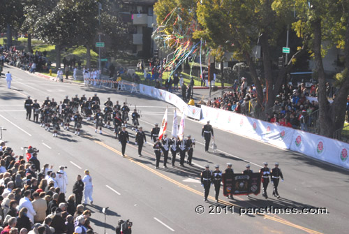 The Pipes & Drums of CA Prof. Firefighters(January 1, 2011) - by QH