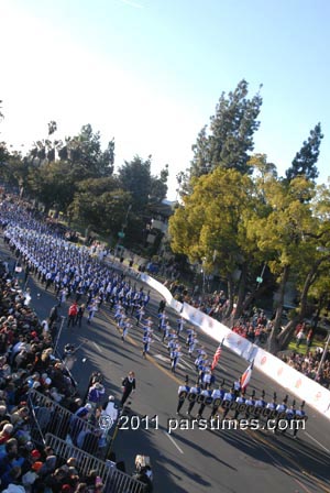 All Birdville High Schools Band - Pasadena (January 1, 2011) - by QH