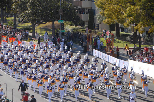 Needham B. Broughton High School Band (Raleigh, NC) - Pasadena (January 2, 2012) - by QH