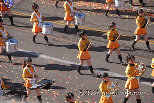 Kyoto Tachibana High School Green Band (Kyoto, Japan) - Pasadena (January 2, 2012) - by QH