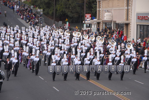 Broken Arrow HS - Pride of Arrow Marching Band - Broken Arrow, OK - Pasadena (January 1, 2013) - by QH