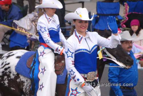 Prime Time Express Mounted Drill Team - Pasadena (January 1, 2013) - by QH