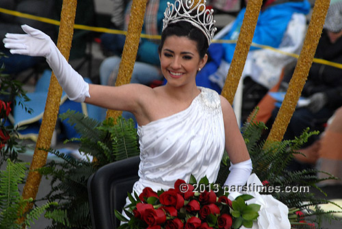 Rose Queen Vanessa Natalie Manjarrez - Pasadena (January 1, 2013) - by QH