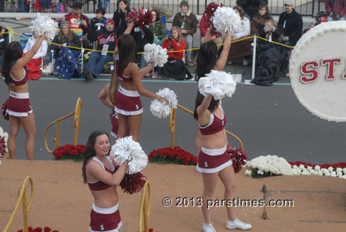 Stanford University Cheerleaders - Pasadena (January 1, 2013) - by QH