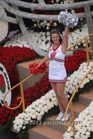 The University of Wisconsin Cheerleaders - Pasadena (January 1, 2013) - by QH