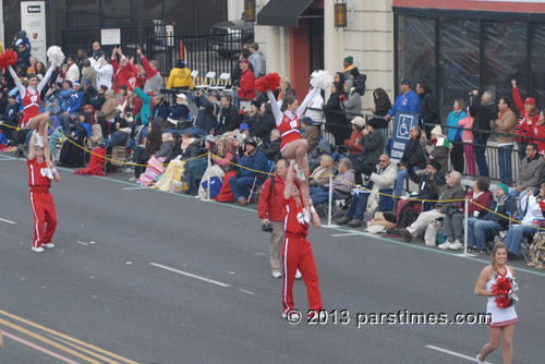 The University of Wisconsin Cheerleaders - Pasadena (January 1, 2013) - by QH