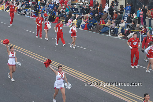 The University of Wisconsin Cheerleaders - Pasadena (January 1, 2013) - by QH