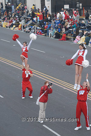 The University of Wisconsin Cheerleaders - Pasadena (January 1, 2013) - by QH