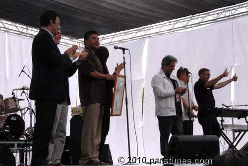 LA City Council Members & LAPD Captain (April 4, 2010) - by QH