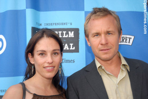 Actress Amy Jo Johnson & Director Ian McCrudden - by QH