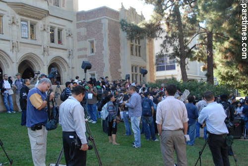 UCLA Students protest taser incident(November 16, 2006) - by QH