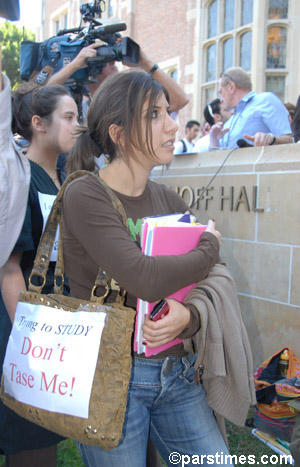 UCLA Students protest taser incident(November 16, 2006) - by QH