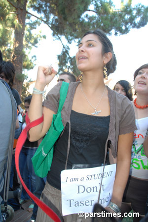 UCLA Students protest taser incident(November 16, 2006) - by QH