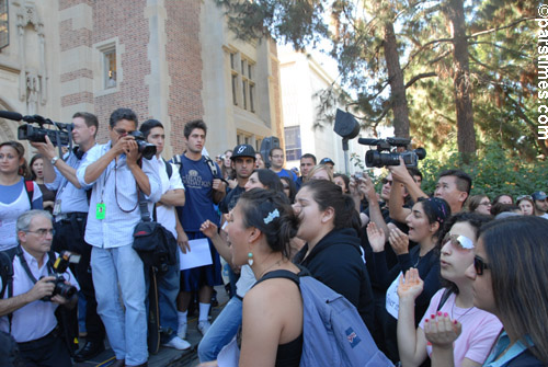 UCLA Students protest taser incident(November 16, 2006) - by QH