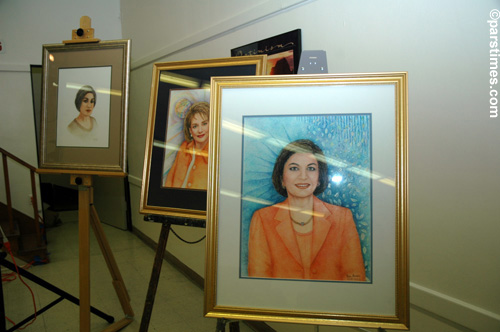 Paintings by Pari Amini - Film Society - Santa Monica (March 12, 2006)- by QH