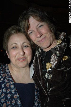 Shirin Ebadi & Actress Mimi Kennedy - by QH